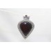 Pendant handcrafted 925 sterling silver natural black onyx stone C 213